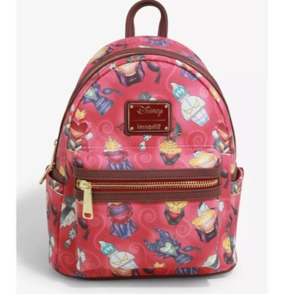 Loungefly Disney Villain Perfume Bottles Mini Backpack NWT NEW main image 6